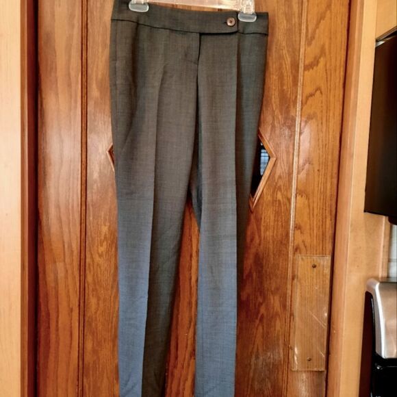 LOFT Gray Women's Trousers - Picture 1 of 11